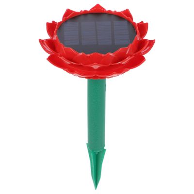 Hemoton Lotus Shaped Upgraded Outdoor Speakers, Speaker, Portable Wireless Speaker, Portable Speaker with 12H Playtime for Outside|Patio|Porch (Red)