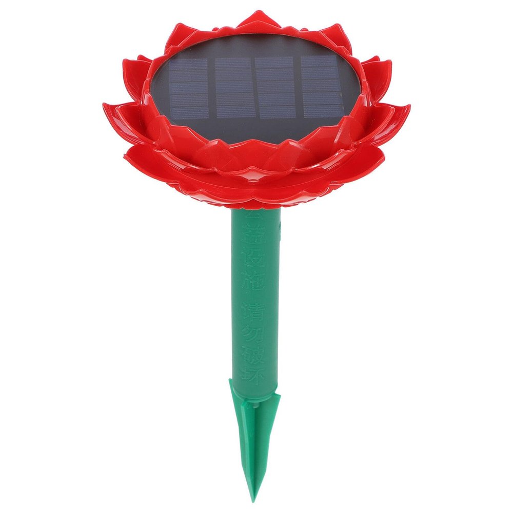 Hemoton Lotus Shaped Upgraded Outdoor Speakers, Speaker, Portable Wireless Speaker, Portable Speaker with 12H Playtime for Outside|Patio|Porch (Red)