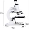 Microscope for Laboratory Microscope Magnifier Monocular Microscope 40X-3000X Magnification with Adults Student Children Laboratory view 2