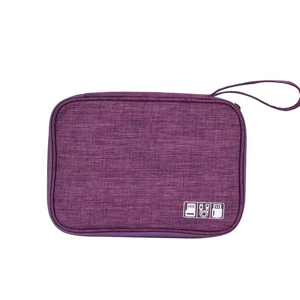 feevr Accessories Storage Bag, Portable Double-Layer Protective case, dustproof Data Cable, U Disk, Headphone Storage Bag