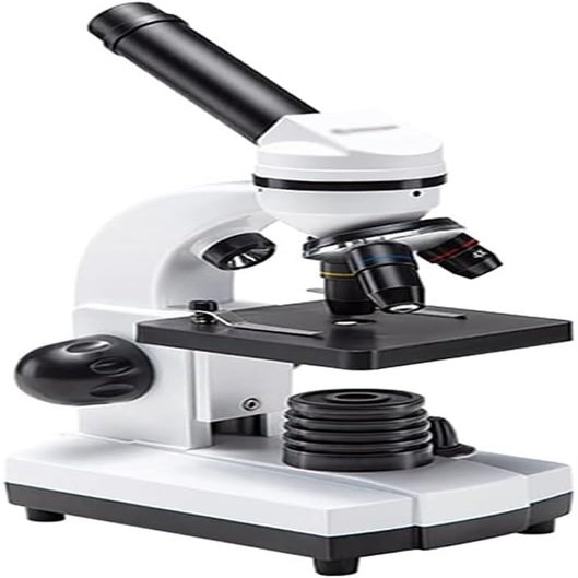 CHIPEL Microscope for Laboratory Microscope Dual LED Illumination Compound Monocular Microscopes for Kids Students School Laboratory