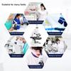CHIPEL Professional Biological Microscope, 12000X Monocular Microscope Set, with Storage Bag + Mobile Phone Holder, for School Lab/Home Education view 3