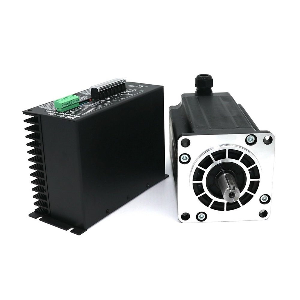 3Phase NEMA52 130mm 50N.m AC Stepper Motor Stepper Motor 130BYGH350D-01 1.2Degree 6.9A+ Drive kits With Driver 3M2280-10A (Size : 24mm shaft)