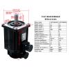 110ST-M04030 M06020 1.2KW 220V AC Servo Motor Kit 3000Rpm 4N 6N Engine With T3L T3M RS485 Driver For Engraver Router (Size : 6Nm with RS485) view 2