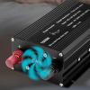 1000W-2200W Pure Sine Wave Inverter Car Power Inverters,12V DC to 220V AC Converter for Camping, RV, Truck, Vehicles, Emergency with Dual 3.1A USB, AC Outlets,2200w view 2