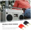 Homoyoyo 50pcs Plated Double Banana Connectors Audio Jack Accessory for Speakers Amplifiers Systems Easy Installation Design Mixed Colors view 2