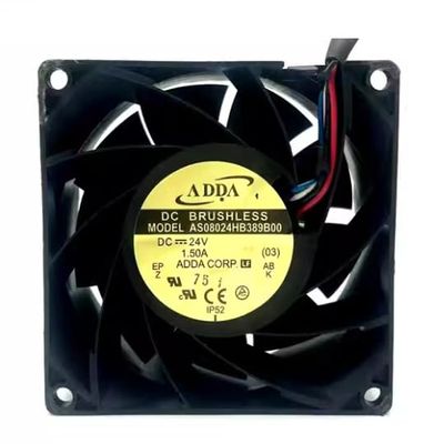 JAOMCONG 8038 4-Wire PWM Inverter Cooling Fan, 24V 1.5A, 80x80x38mm, Computer Cooling Fan, Compatible with Desktops, Laptops, Servers, Routers, Gaming Consoles