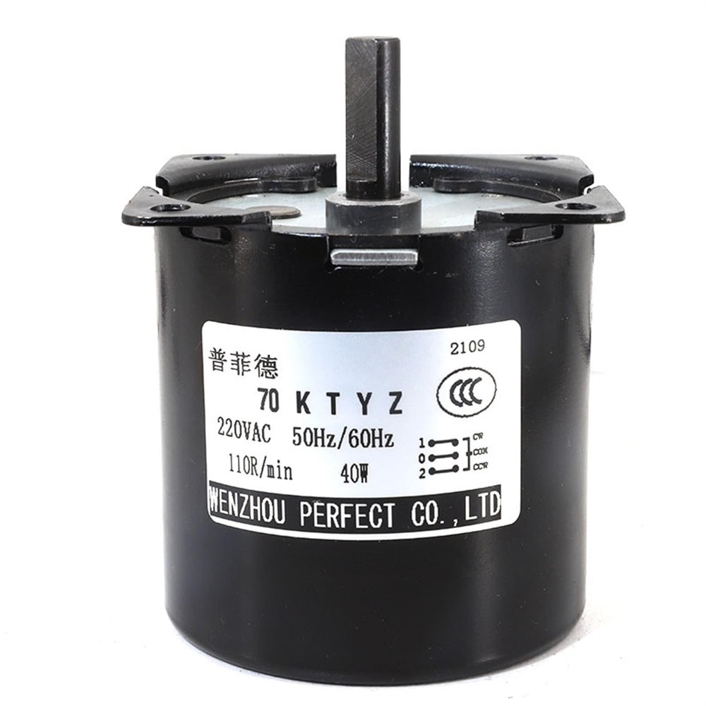 70KTYZ Permanent Magnet Motor High Metal Geared Reducer Forward Reverse Controllable 220V AC Electric Motors (Size : 20rpm)