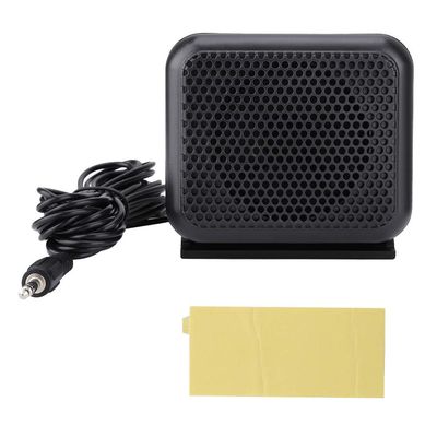 POCREATION NSP-100 Mini External Speaker for Yaesu Ham Radio, 3W Wired Compact Car Speaker