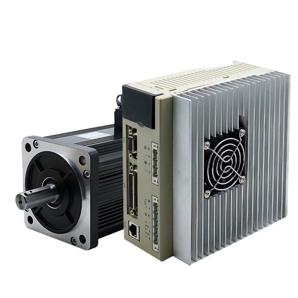 130ST M07725 M15015 2Kw 7.7Nm 2.3Kw 15Nm 220V AC Servo Motor Kit With T3L-L30F RS485 Engine Drive Engraver Lathe (Size : 2.3Kw with Brake)