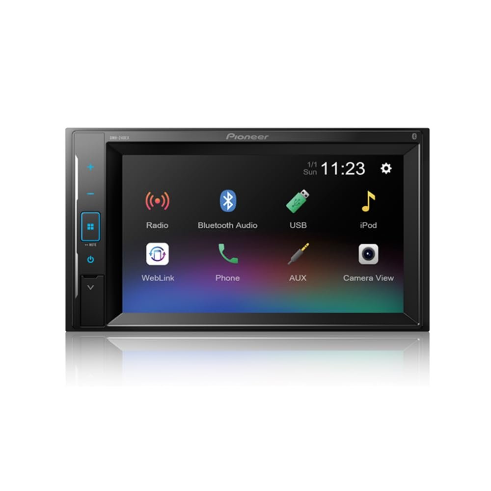 PIONEER CAR DMH240EX PIONEER DD MECHLESS Bluetooth (Renewed)