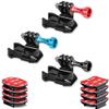 Adhsive Sticky Pad Mount and Helmet Buckle Mount Adapter Kit for GoPro Hero 12 11 10 9 8 7 6 5 4 3 2 & Other Action Cameras view 1