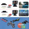 Adhsive Sticky Pad Mount and Helmet Buckle Mount Adapter Kit for GoPro Hero 12 11 10 9 8 7 6 5 4 3 2 & Other Action Cameras view 2