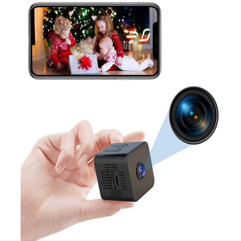 1080P Hidden Camera Spy Camera Nanny Cam, Best Mini Camera WiFi Wireless Camera with Live Video Recorder, Night Vision Surveillance Camera