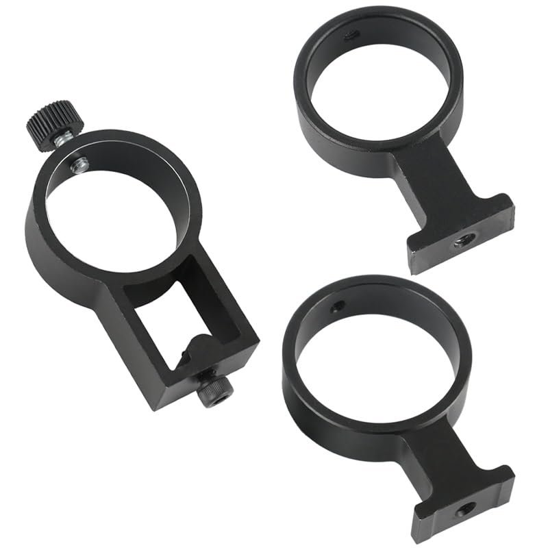 42mm 50mm Monocular Lens Support Ring Focusing Bracket Adapter Holder for Digital HDMI USB Vdieo Microscope Camera Stand (Color : Orange)