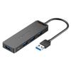 Hemoton USB Hub 4-Port Splitter with Micro USB Power Port, Compact Extender for Laptop and Pc, High- .0 Interface, 1M Cable, Grey view 1