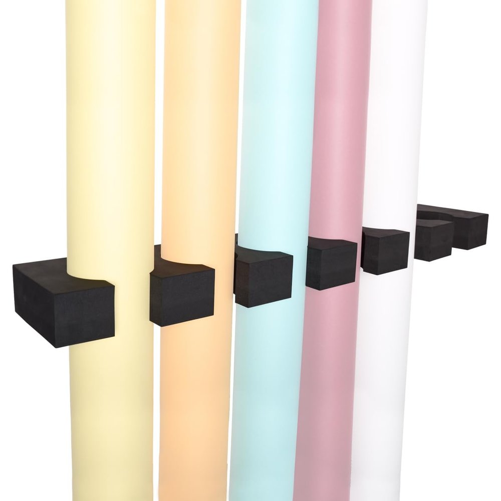 Glow Seamless Background Paper Roll Storage Rack, 2-Pack