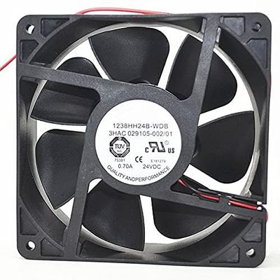 1238HH24B-WDB T&T 24V 120mm Cooling Fan - 3HAC029105-002 0.70A 12CM 12038 2-Wire Cooling Fan