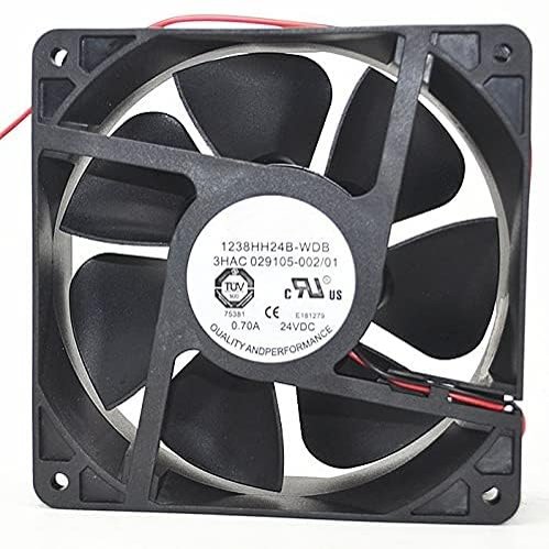 1238HH24B-WDB T&T 24V 120mm Cooling Fan - 3HAC029105-002 0.70A 12CM 12038 2-Wire Cooling Fan
