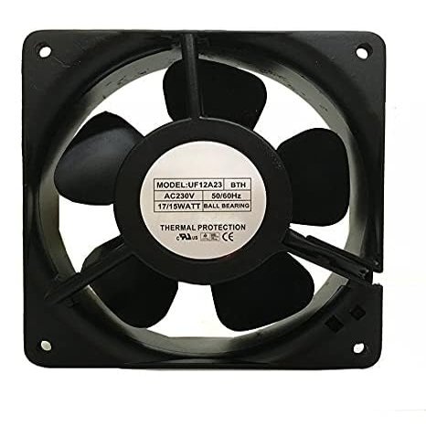 Beautyrankle UF12A23 BTH MECHATRONICS 230V 120mm - 12038 1715W Cooling Fan, Black