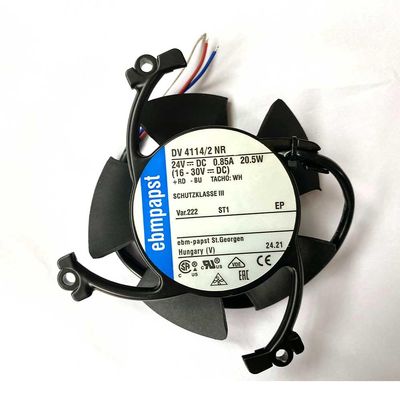 Beautyrankle for 24V 120mm Compatible for ebmpapst DV4114/2NR Cooling Fan - 20.5W 850mA 61DB 12038 3-Wire Cooling Fan