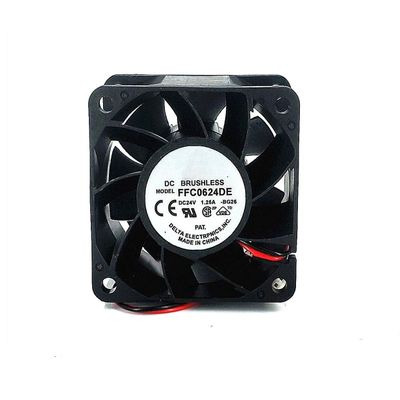FFC0624DE Delta 24V 60mm Cooling Fan - 1.25A 6038 2-Wire Cooling Fan