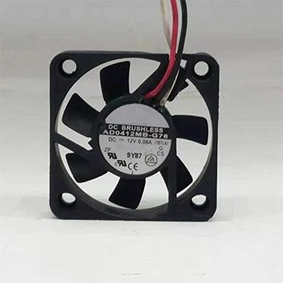 Beautyrankle AD0412MB-G76 40x40x10mm DC 12V 1.2W 3-Wire Small Cooling Fan for Desktop