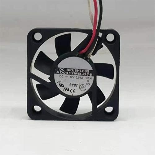 Beautyrankle AD0412MB-G76 40x40x10mm DC 12V 1.2W 3-Wire Small Cooling Fan for Desktop