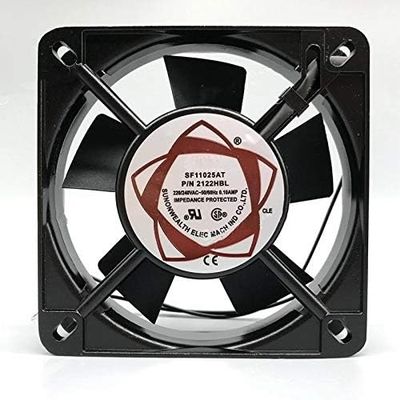Beautyrankle 2122HBL SUNON 220V 120mm Cooling Fan - SF11025AT 0.10A 22/24W 38DB 2-Wire Industrial axial Cooling Fan