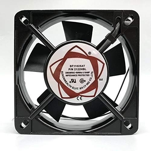 Beautyrankle 2122HBL SUNON 220V 120mm Cooling Fan - SF11025AT 0.10A 22/24W 38DB 2-Wire Industrial axial Cooling Fan