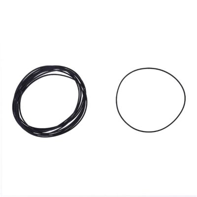 Cosyhat 10Pcs/Set Square 1.2 * 1.2mm Rubber Cassette Tape Machine Belts Assorted Flat Rubber Belt for DVD (Color : L)
