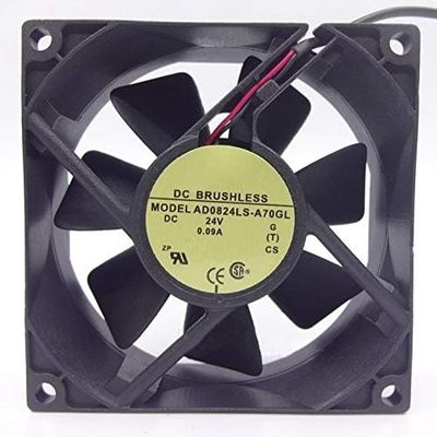 AD0824LS-A70GL ADDA 24V 80mm Cooling Fan - 8025 0.09A 2030RPM 2-Wire Inverter Cooling Fan
