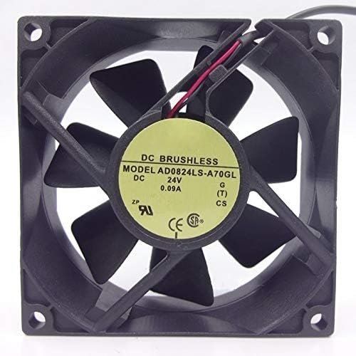 AD0824LS-A70GL ADDA 24V 80mm Cooling Fan - 8025 0.09A 2030RPM 2-Wire Inverter Cooling Fan