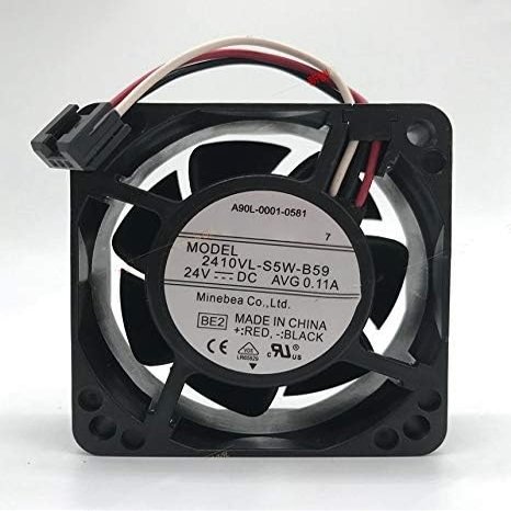 Beautyrankle 2410VL-S5W-B59 NMB 24V 60mm Cooling Fan - A90L-0001-0581 6025 0.11A 3-Wire Cooling fanuc Plug Waterproof Cooling Fan