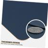 FUNOMOCYA 2pcs Double-Sided Leather Mouse Pad Set for Ergonomic Non- Design for Precise Tracking for and Desktops Black Red Yellow view 3