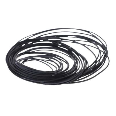 50Pcs/Set 1 * 1mm Mix Cassette Square Tape Machine Belts Drive Flat Belt Assorted Flat Rubber Belt Folding Length 45mm-130mm