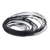 50Pcs/Set 1 * 1mm Mix Cassette Square Tape Machine Belts Drive Flat Belt Assorted Flat Rubber Belt Folding Length 45mm-130mm view 1