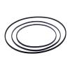 50Pcs/Set 1 * 1mm Mix Cassette Square Tape Machine Belts Drive Flat Belt Assorted Flat Rubber Belt Folding Length 45mm-130mm view 2