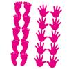 10pairs Footprint Hand Print Wall Stickers Boys and Girls Room Sticker Bulletins Board Decor view 1