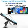 Cuxwill Tablet Wall Mount Lock Holder for 9-14" iPad, Metal Anti Theft Tablet Kiosk Mount with Secure Lockable for Conference Room, Desktop, Under Counter, Cabinet, Gym - Fits iPad, Galaxy Tab Series view 3