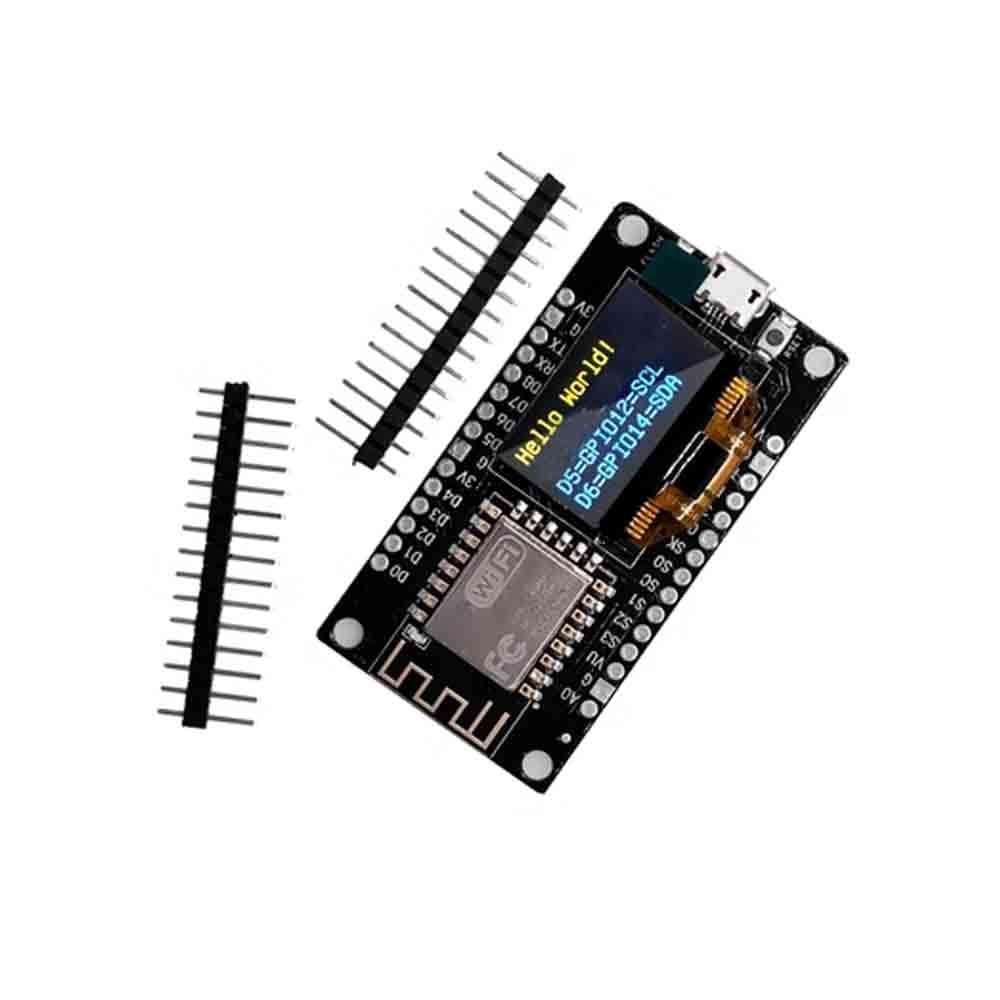 YOURRYONG ESP8266 Board Serial Port with 0.96 Inch OLED Screen (Micro USB)