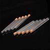 100pcs 200pcs DIA 12mm-25mm Lab Clear Plastic Test Tubes with Corks Stoppers Laboratory School Wedding Favor Gift Tube (Size : 12x100mm 200pcs) view 3