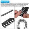 MECCANIXITY 2pcs 20" Cable Raceway 20mm Dia Cord Cover Hider Cable Management Wire Channel with Buckle & Scale, Black view 4