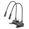 4 in 1 LED Microscope Illuminator Set Stage 80 LED Ring Light 2 Gooseneck Lamp 6W Bottom Base Light view 3
