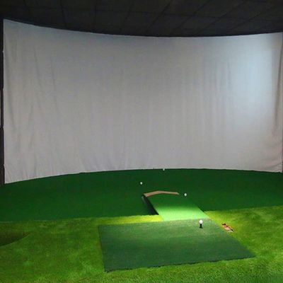 Erbaofd Portable Projector Screen Reflective Fabric Cloth, Golf Ball Simulator Impact Display Projection Screen Indoor White Cloth Material.