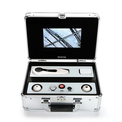 Erbaofd Professional Scalp Hair Follicle Oil Moisture Magnifying Detector Skin Pigment Tester, 9 Inch 50X/200X Lens LCD Digital Microscope Scalp Detector Scanner,