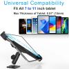 Cuxwill Tablet Wall Mount Lock Holder for 7-11" iPad, Metal Anti Theft Tablet Kiosk Mount with Secure Lockable for Conference Room, Desktop, Under Counter, Cabinet, Gym - Fits iPad, Galaxy Tab Series view 3