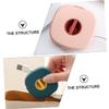 HOMSFOU USB Cables 4pcs Data Cable Storage Box Mobile Phone Holder Charging Cable to Rotate Abs Desktop Phone Holder Stand view 2