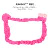 AOKWAWALIY Elastic Dustproof Computer Monitor Cover with Cat Ear Design Cute Protective Monitor Cover for 32 Inch Screens Lovely Pink Computer Protector for Home Office view 4