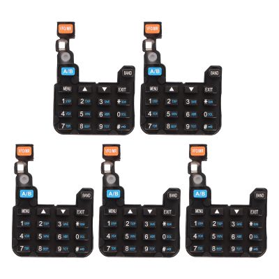 Numeric Keypad Keyboard for 5R 5RA 5RC 5RE BF F8 5RX3, Repair or Replacement Parts, Silicone Material, Two Way Radio Accessory